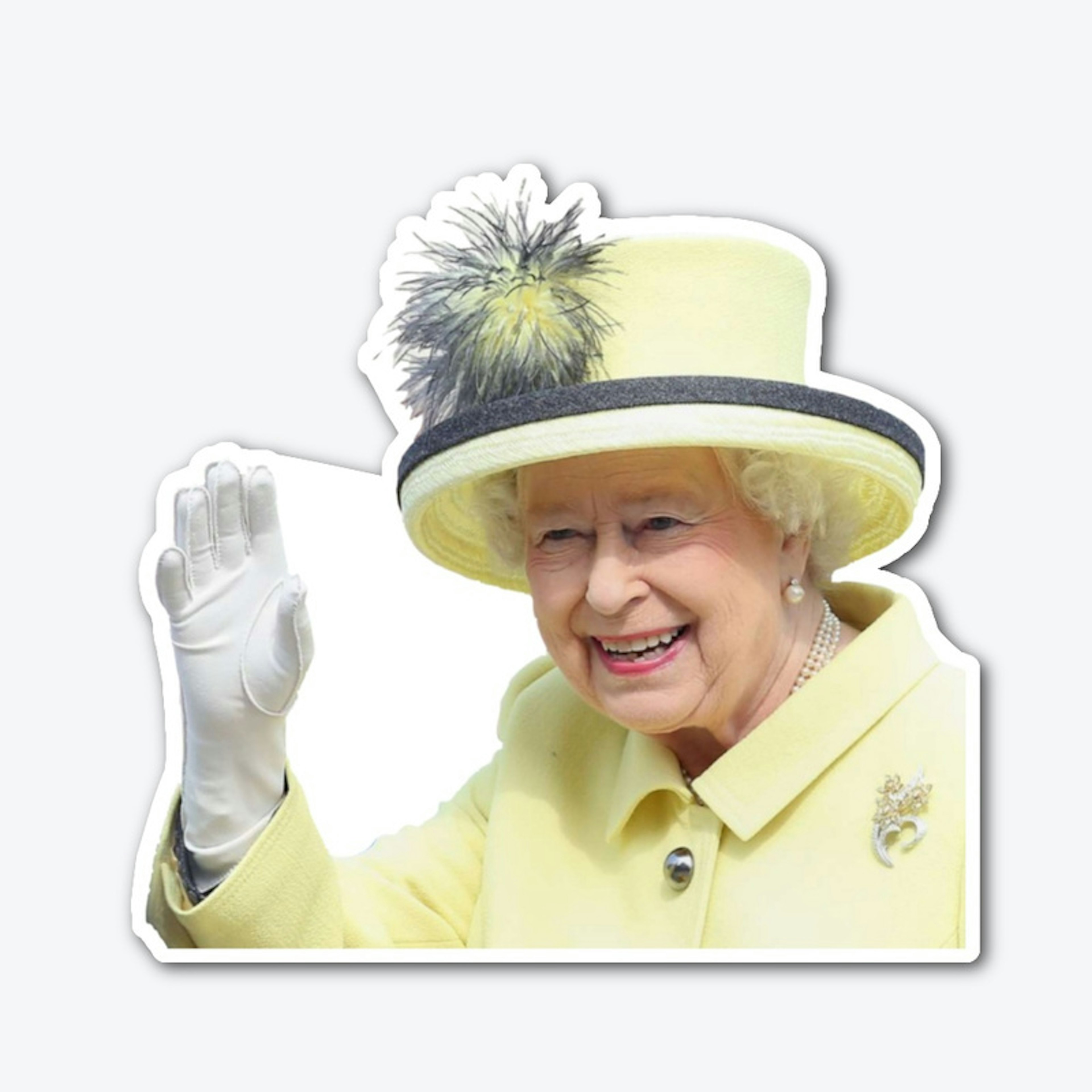 Queen Waving Platinum Jubilee
